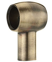 Держатель для рейлинга "РЕТРО", бронза