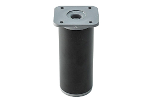 SETE Опора регулируемая круглая, H=100мм, черная, пластик+алюминий