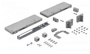 Комплект демпферов Silent System Topline L 2 двери (передняя верхняя панель, без ограничения хода, закрыт)