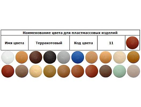 Заглушка винта под шестигранник терракотовый