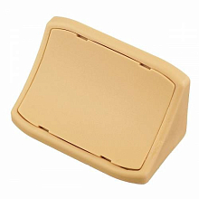 Уголок-стяжка пластмассовый на 4шурупа 1004, беж (728)