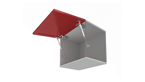 Газовый лифт GL107W/100/3 (с фиксацией положения Styletto), белый