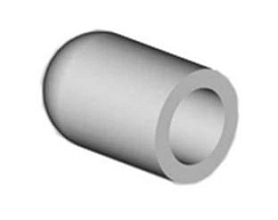 Наконечник сетчатой полки, серый