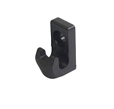 Клипса сетчатой полки, черная