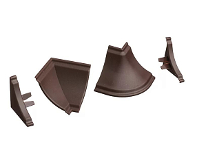 Заглушка универсальная к плинтусу-116 коричневая-96102  (12682911016)