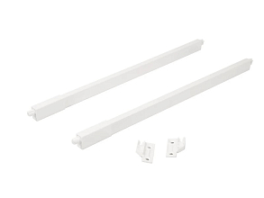 Рейлинг Slimline Square NL500мм, комплект (2 рейлинга+2 держателя), белый