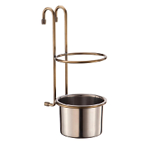 Стакан подвесной, 135х105х260мм, бронза