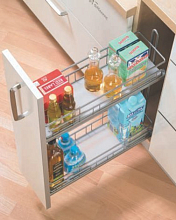 Корзина 200 мм 2 яруса, Cargo IQ plus 200,  Hettich, полимерное покрытие