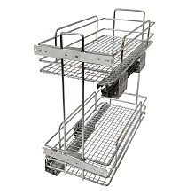 430SPFN Механизм в базу 300мм, глубина 500мм, мягкий ход, покрытие хром (Калибра) 