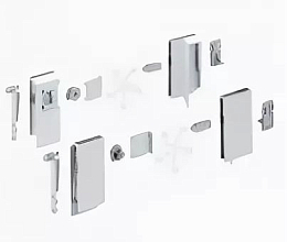 Адаптер для DesignSide для короба высотой 144 мм, серый