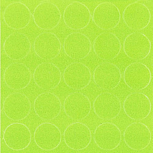 Заглушка самоклеящаяся d-20мм, зеленый лайм