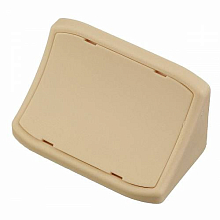 Уголок-стяжка пластмассовый на 4шурупа 1004, слоновая кость (512)