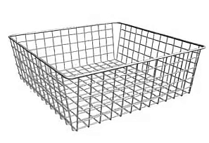 Корзина сотовая 485*485*160мм хром