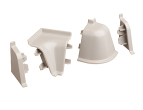 К-т фасонных частей к плинтусу-118 серый-98138 (12297251008)