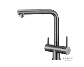 Смеситель ECB-7017 PVD dark 