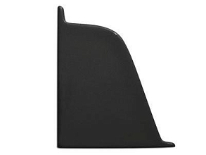 Заглушка левая к плинтусу-118 черная-98104 (12522791023)