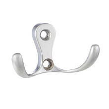 Крючок двухрожковый малый, мат. хром. (К207), KERRON