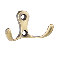 Крючок двухрожковый малый, бронза. (К207), KERRON