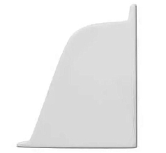 Заглушка правая к плинтусу-118 белая-11509 (12522691053)