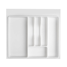 Лоток для столовых приборов в базу 600мм, белый