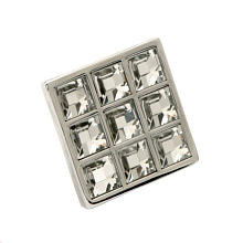 Ручка-кнопка, RC422CP/CrT.4, хром, прозрачный кристалл/25