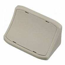 Уголок-стяжка пластмассовый на 4шурупа 1004, св-сер (645)