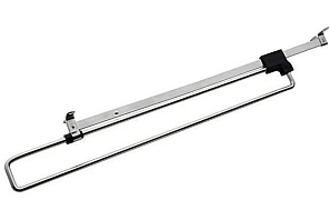 Вешалка выдвижная 350мм, хром