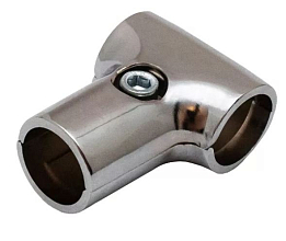 GP 6 (R-8) Соединитель 2-х труб хром