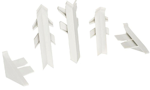 К-т фасонных частей к плинтусу Перфетто-лайн серый-98102 (12197251001)