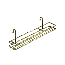 Полка для специй, 358х120х105мм, бронза