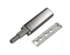 Titus. отталкиватель push latch с прямой пластиной ЧЕРНЫЙ