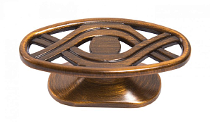 Ручка-кнопка, RC404BAВ.4, брашированная старинная латунь/45