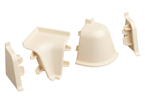 К-т фасонных частей к плинтусу-118 слоновая кость-92107 (12297251020)