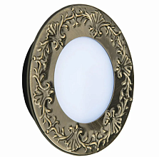 Светильник LED Polus-Art-2, матовое стекло, 3000К теплый, античная бронза 7LED., 160Лм, кабель 0,2м