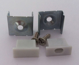 Заглушки для профиля LR-37, LR-39 (с крепежом)