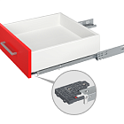 Направляющие шариковые скрытого монтажа 2D B-Slide, DB8781Zn/300