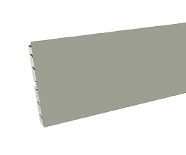 Цоколь ПВХ 4000/95мм обсидиан