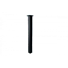 Опора для стола 50*50*710, черная, алюминий