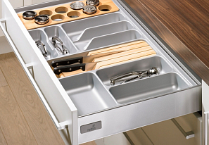 OrgaTray Basic 1, лоток для столовых приборов для InnoTech, серый