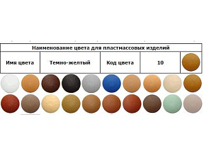 Заглушка винта под шестигранник темно-желтый