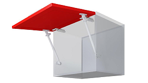 Газовый лифт GL106W/100/3, белый