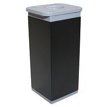 SETE Опора регулируемая квадратная, H=100мм, черная, пластик+алюминий