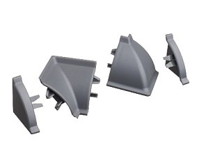 К-т фасонных частей к плинтусу-113 серый-98149 (13551361032)