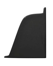 Заглушка правая к плинтусу-118 черная-98104  (12522691023)