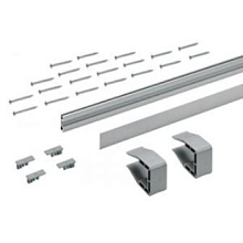 Комплект профиля SLIDELINE M, L2500,H16, цвет серебристый