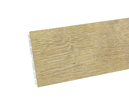 Цоколь ПВХ 4000/60мм дуб вотан