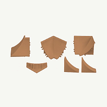 К-т фасонных частей к плинтусу Generics св. бежевый-94120 (13894371020)