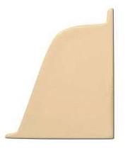 Заглушка правая к плинтусу-118 бежевая-94129  (12522691028)