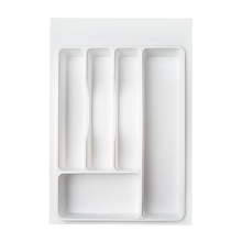 Лоток для столовых приборов в базу 400мм, белый