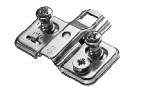 S-Type TITUS Монтажная планка петли F0мм с винтами 6,3*13мм 3D